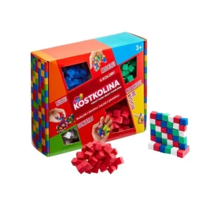 Kostkolina RED 4 kol - Pianka do modelowania  ART AND PLAY