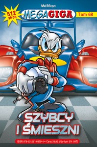 Komiks MegaGiga Tom 1/2026: Szybcy i śmieszni  Kaczor  Donald Egmont