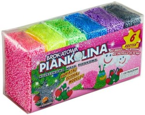 Piankolina 6 kolorów brokatowa