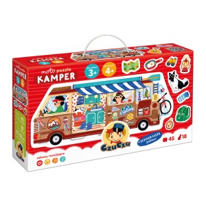 Czuczu Moto puzzle Kamper Puzzle dla dzieci 3+ 4+