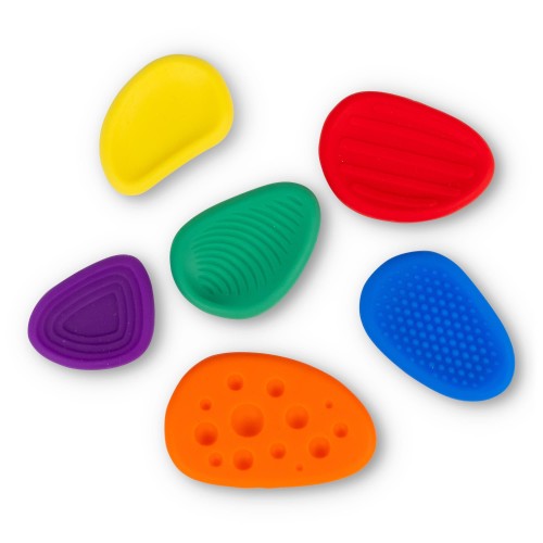 Kamienie sensoryczne Antystresowe - Worry Stones - 6szt