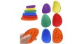 Kamienie sensoryczne Antystresowe - Worry Stones - 6szt