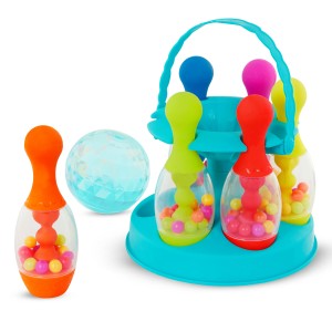 B.TOYS Zestaw do gry w kręgle dla dzieci - wersja niebieska
