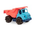 Olbrzymia wywrotka + zabawki plażowe Red B.Toys zestaw zabawek do piasku wiaderko grabki łopatka foremki 4.jpg