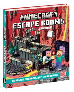 Minecraft. Escape Rooms. Pokoje zagadek - książka dla fanów gry