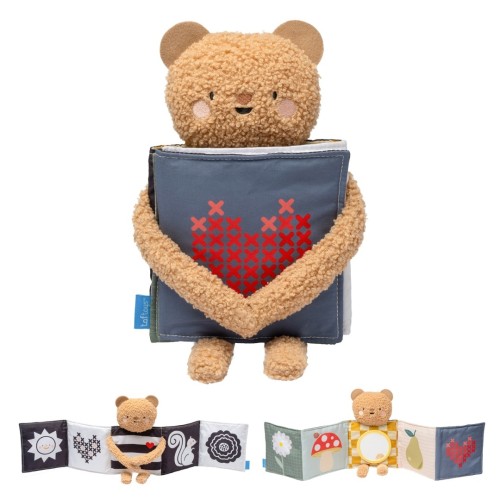 Dwustronna Książeczka Sensoryczna z Misiem Przytulny Miś Taf Toys 1.jpg