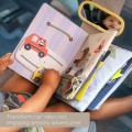 Interaktywna Książeczka Manipulacyjna do Samochodu Wesoła Podróż Taf Toys 2.jpg