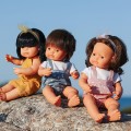 Lalka dziewczynka Europejka Brązowe Włosy 38 cm My Friends & Me, Miniland Dolls 2.jpg