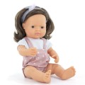 Lalka dziewczynka Europejka Brązowe Włosy 38 cm My Friends & Me, Miniland Dolls 1.jpg