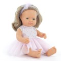 Lalka dziewczynka Europejka Ciemny Blond 38 cm My Friends & Me, Miniland Dolls.jpg
