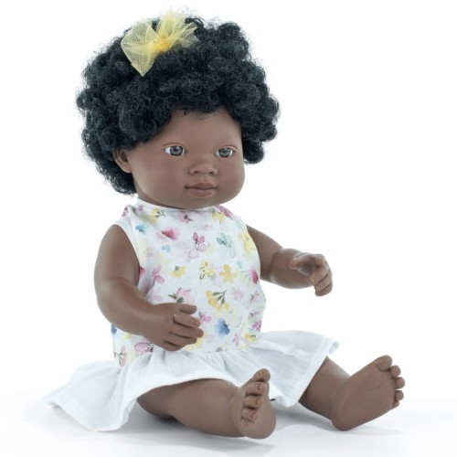 Lalka dziewczynka Afrykanka 38 cm My Friends & Me, Miniland Dolls 1.jpg