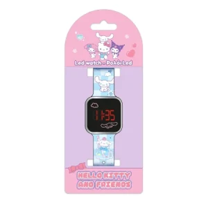 Zegarek Cyfrowy LED Cinnamoroll dla Dziecka Licencjonowany Diakakis