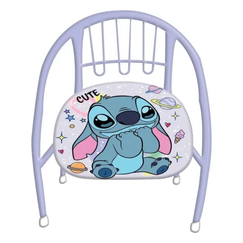 DIAKAKIS Krzesełko Metalowe Lilo & Stitch Niebieskie dla Dziecka.webp