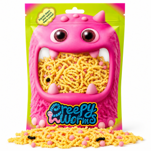 Creepy Worms Yellow - magiczne robaczki do sztuczek i gier