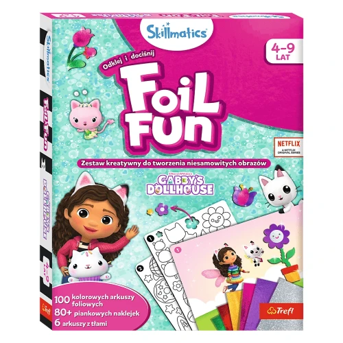 Zestaw kreatywny Skillmatics, Foil Fun, Gabby's Dollhouse Koci Domek Gabi.webp