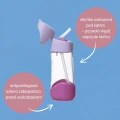 9353965013846 Butelka tritanowa ze słomką 450 ml, Sugar Plum, b.box 3.webp