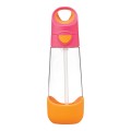 9353965002215 b.box Butelka na wodę tritanowa ze słomką Strawberry Shake 600 ml.jpg