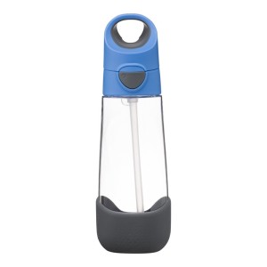 b.box Butelka Tritanowa ze Słomką 600 ml Blue Slate