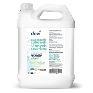 DEW Środek do czyszczenia zabawek i innych powierzchni 2,5 l BEZPIECZNY Hipoalergiczny
