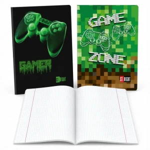 Game Zone Zeszyt A4 32 kartki kratka – gaming MIX klasa 1-3