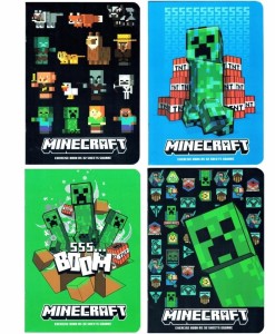 ASTRA Minecraft Zeszyt A5 60 kartek w kratkę – szkolny