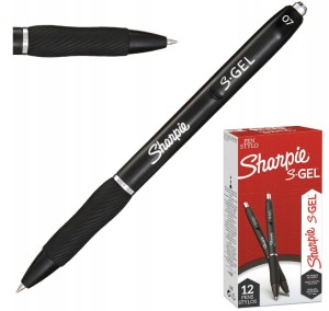 Sharpie S-Gel Długopis Żelowy Automatyczny 0,7 mm Czarny – 1 szt.