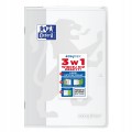 Oxford EasyBook 3w1 Zeszyt B5 60 Kartek w Kratkę z Kieszenią, Teczką i Zakładką MIX.jpg