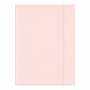 Office Products Teczka z Gumką A4 Soft Touch Pudrowy Róż 320 g/m²