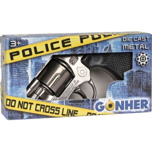 Gonher MAŁY PISTOLET METALOWY POLICJA 73/0 kapiszony
