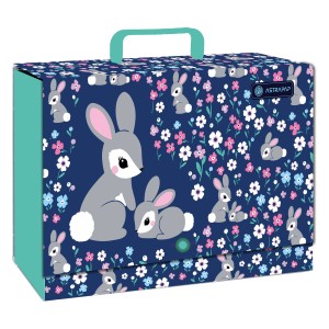 ASTRA Teczka z rączką XL Baby Bunny 9 cm – gruba szkolna