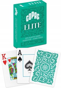 Karty do gry w pokera COPAG ELITE - Zielone - Jumbo Index