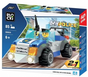 Klocki Blocki - Policja 2w1 85 elementów