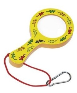 Goki Lupa powiększająca Żółta
