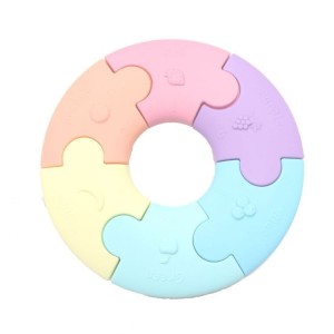 PROMOCJA Pastelowe Kółko Pierwsze puzzle sensoryczne JELLYSTONE DESIGNS