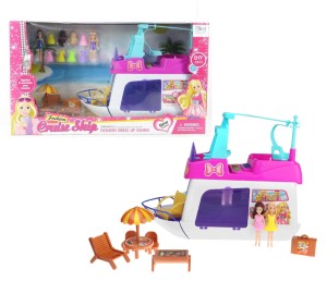 Laleczki do przebierania z akcesoriami - Jacht