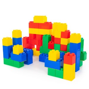 WADER Klocki XXL 72 elementy z łacznikami