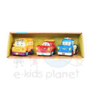 B.Toys Mini Wheeee-ls! SET - Autka Miękkie z Radiowozem