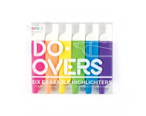 Zmywalne Flamastry Neonowe 6 sztuk - Ooly