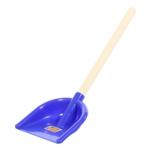 WADER NIEBIESKA DREWNIANA ŁOPATKA DO PIASKU 40cm