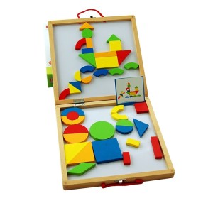 LELIN - Drewniana magnetyczna Układanka edukacyjna