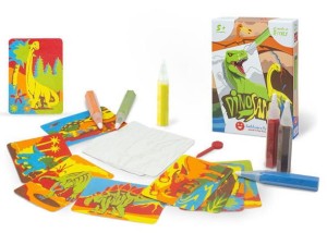 Sabbiarelli - Mini Kit - Magiczny Piasek do Kolorowania - Dinozaury