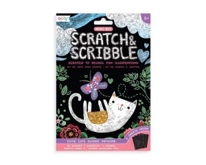 Ooly Zdrapywanki Mini Scratch & Scribble - Kotki