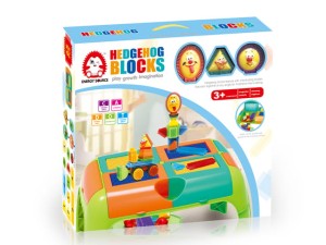 PROMOCJA Duże Giętkie Klocki Jeżyki STOLIK EDUKACYJNY 65 el. BUŹKI