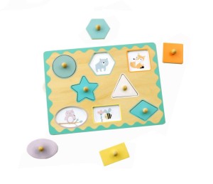 Adam Toys Układanka z uchwytami kształty