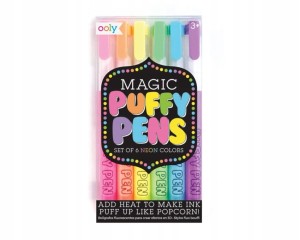 Ooly Flamastry z Efektem 3D Magicznie Puchnące 6szt