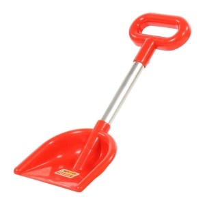 WADER CZERWONA ŁOPATKA DO PIASKU ALUMINIOWA 37cm