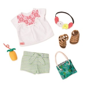 Zestaw ubranek dla lalek szorty – FASHION FIESTA - OUR GENERATION