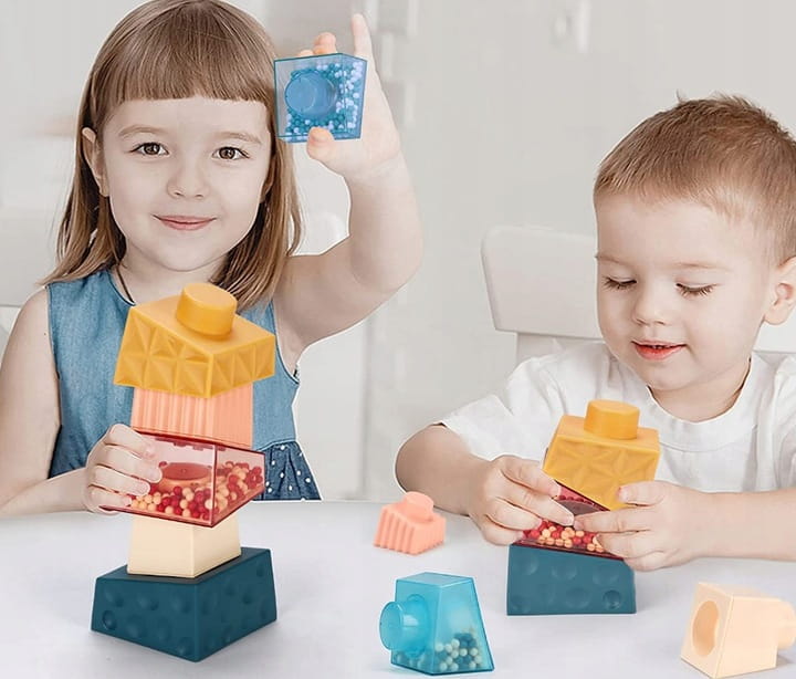 Wieża Edukacyjna Piramidka Sensoryczna Montessori
