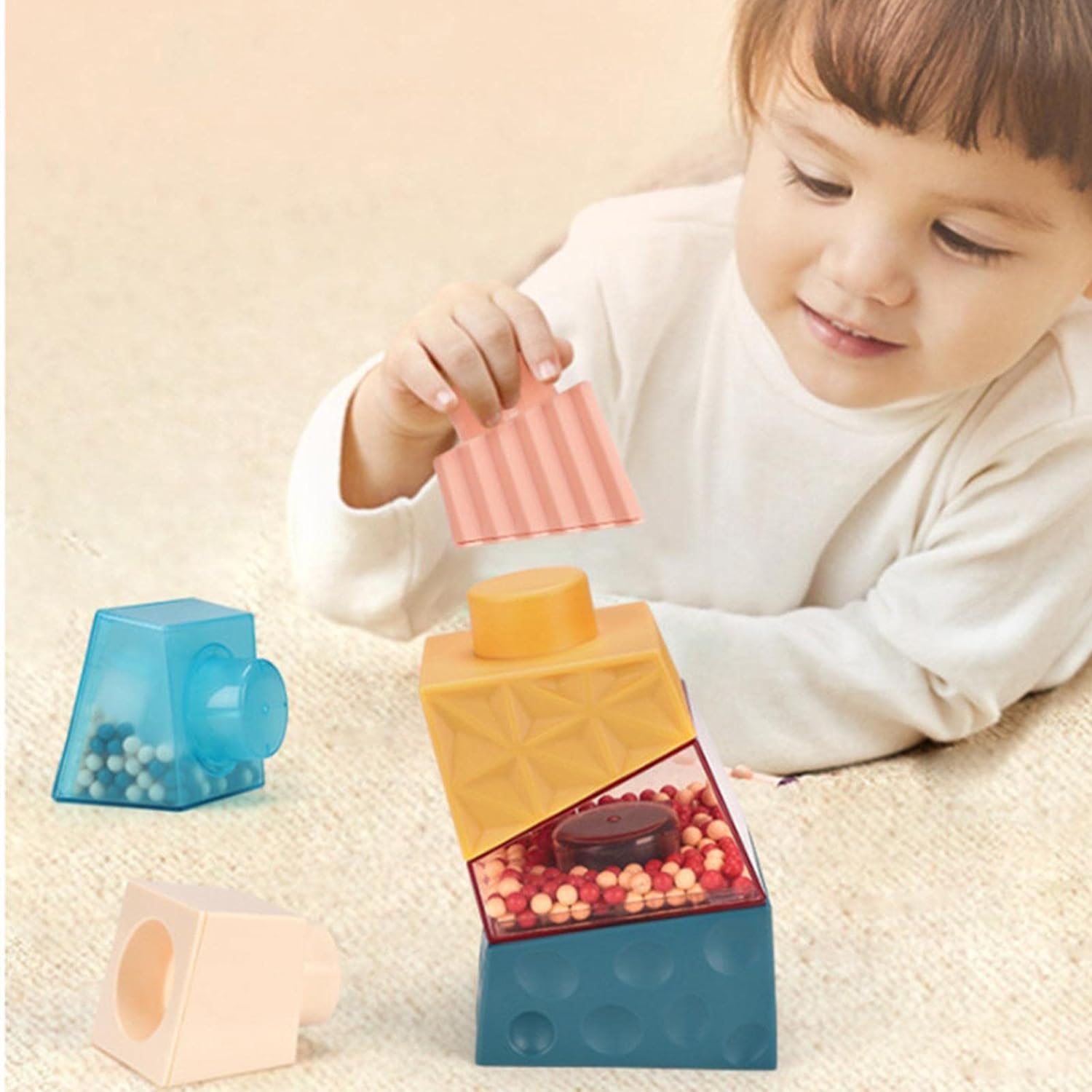 Wieża Edukacyjna Piramidka Sensoryczna Montessori