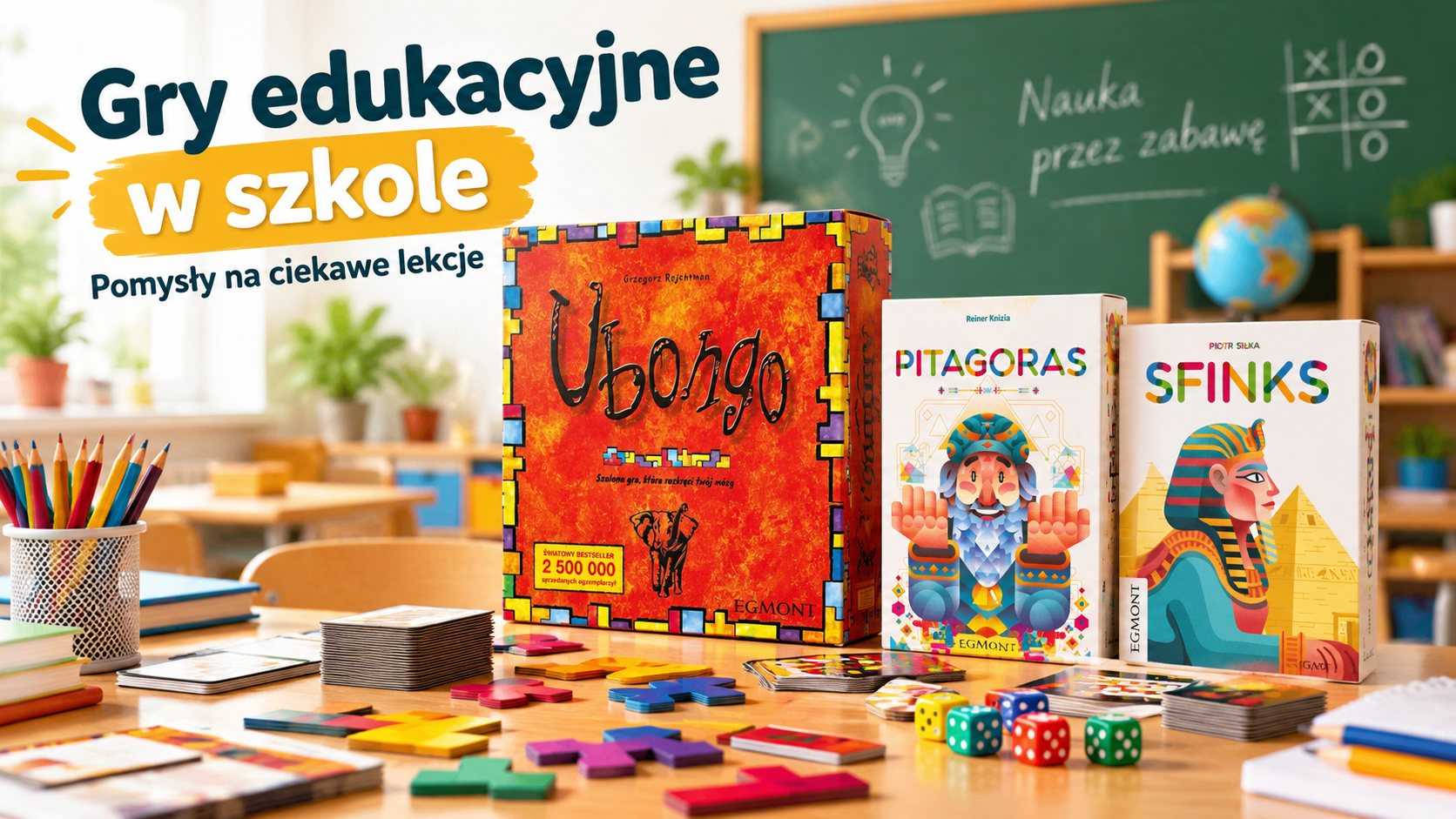 Gry edukacyjne dla szkoły – jak wykorzystać gry planszowe podczas lekcji?